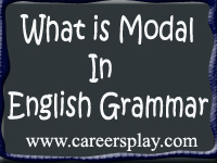 What is modal in English grammar with examples