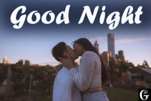 good night images couple kiss