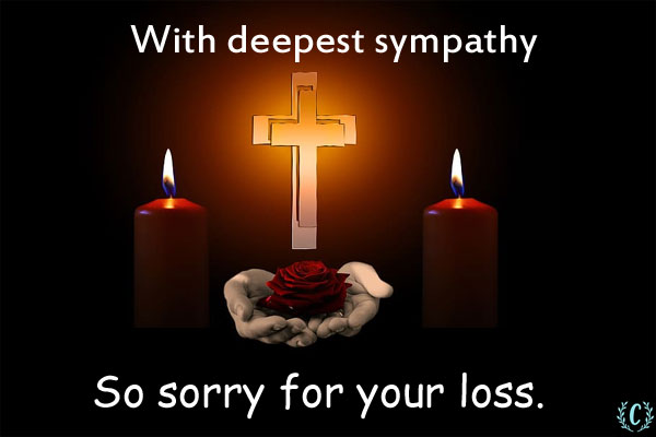 my deepest condolences images srry for the loss
