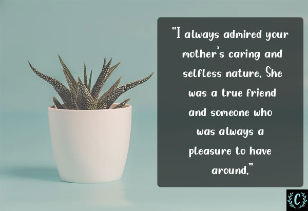 words of sympathy for loss of mother