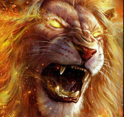 danger dp for whatsapp lion