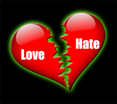 i hate love dp for whatsapp
