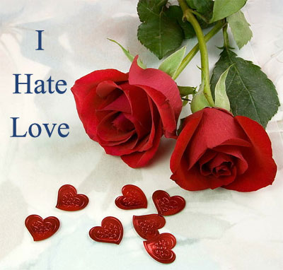 i hate love dp images