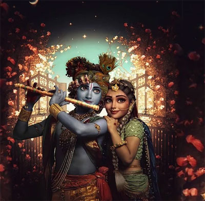 krishna dp for whatsapp black
