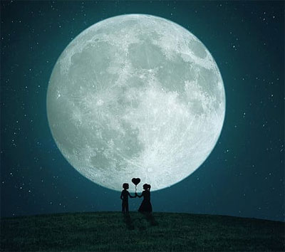 love moon dp for whatsapp