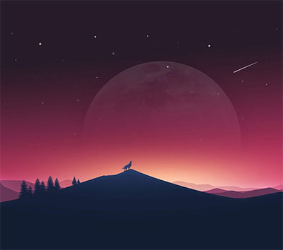profile cute moon dp for whatsapp